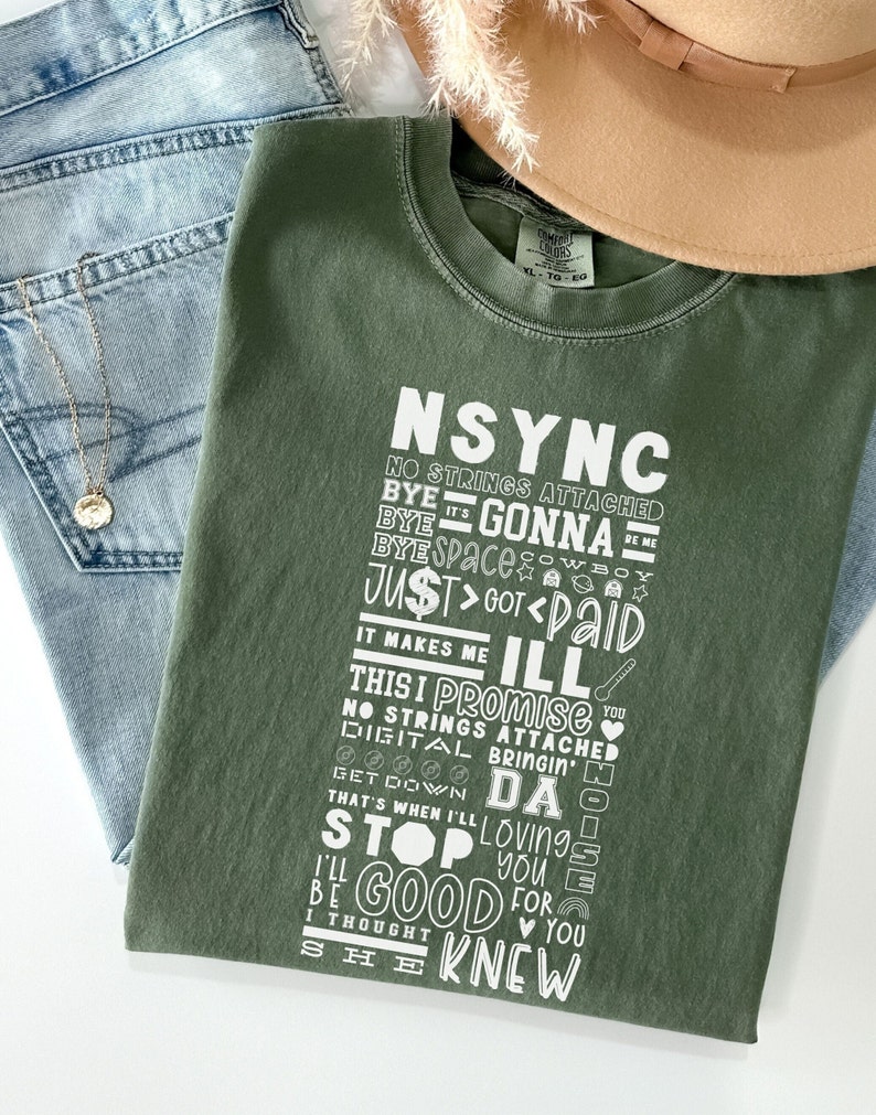 Nsync Tshirt, Nsync Reunion, Nsync Reunion Shirt, Nsync Reunion Tshirt, Nsync Fan Gift Gift for