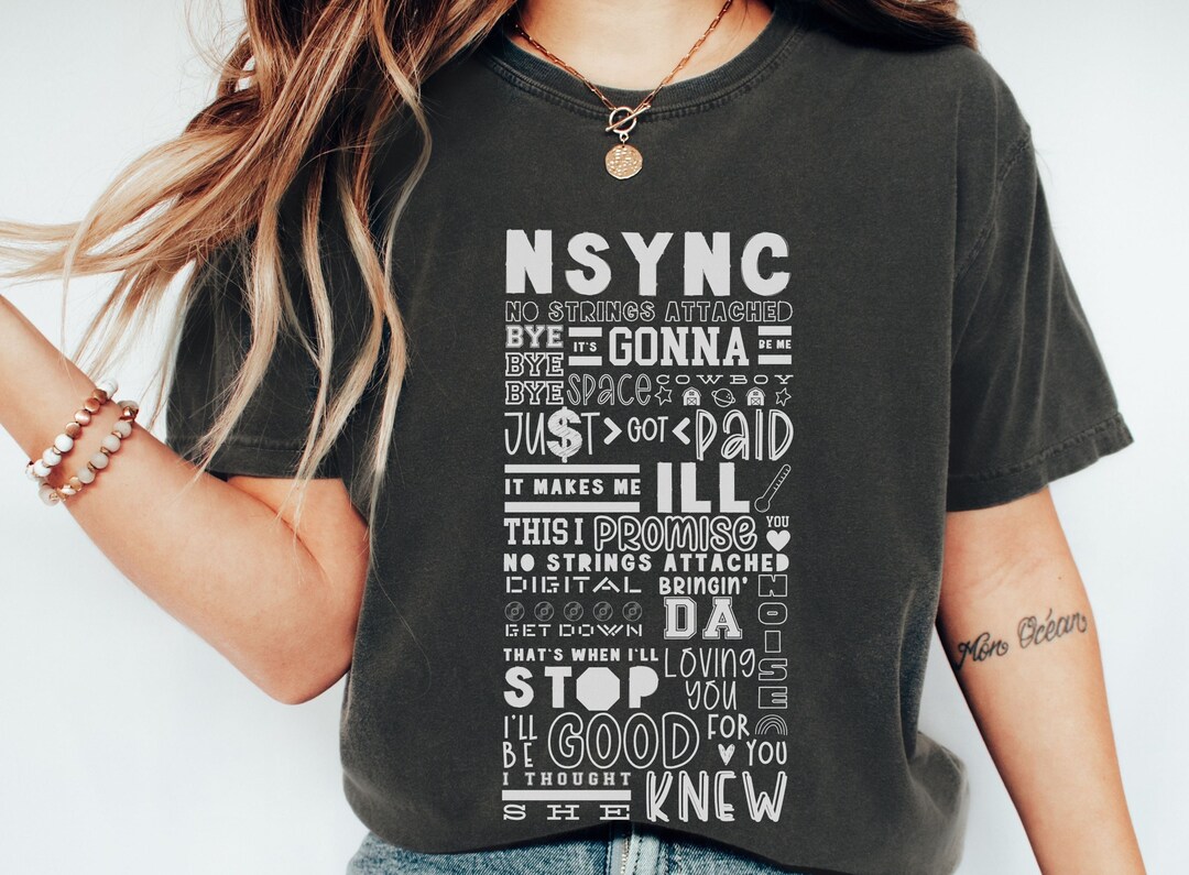 Nsync Tshirt, Nsync Reunion, nsync Shirt, Nsync Reunion Tshirt, Nsync Fan Gift Gift for Friend