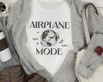 Airplane Mode Unisex T-Shirt | Souvenir Travel Vacation Gift Tee