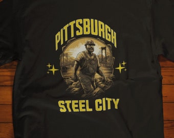 Pittsburgh Steel City T-shirt | Pennsylvania souvenir cadeau T-shirt