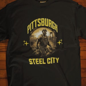 Pittsburgh Steel City T-Shirt | Pennsylvania Souvenir Gift Tee