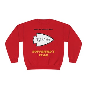 Taylor Swifts Freund, Swiftie Football Shirt, Swift Kelce Shirt, Swift Fan Geschenk, Go Taylors Boyfriend Shirt, weltweit größter Fan
