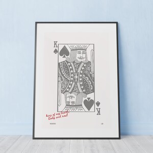 King of My Heart Swift - Etsy