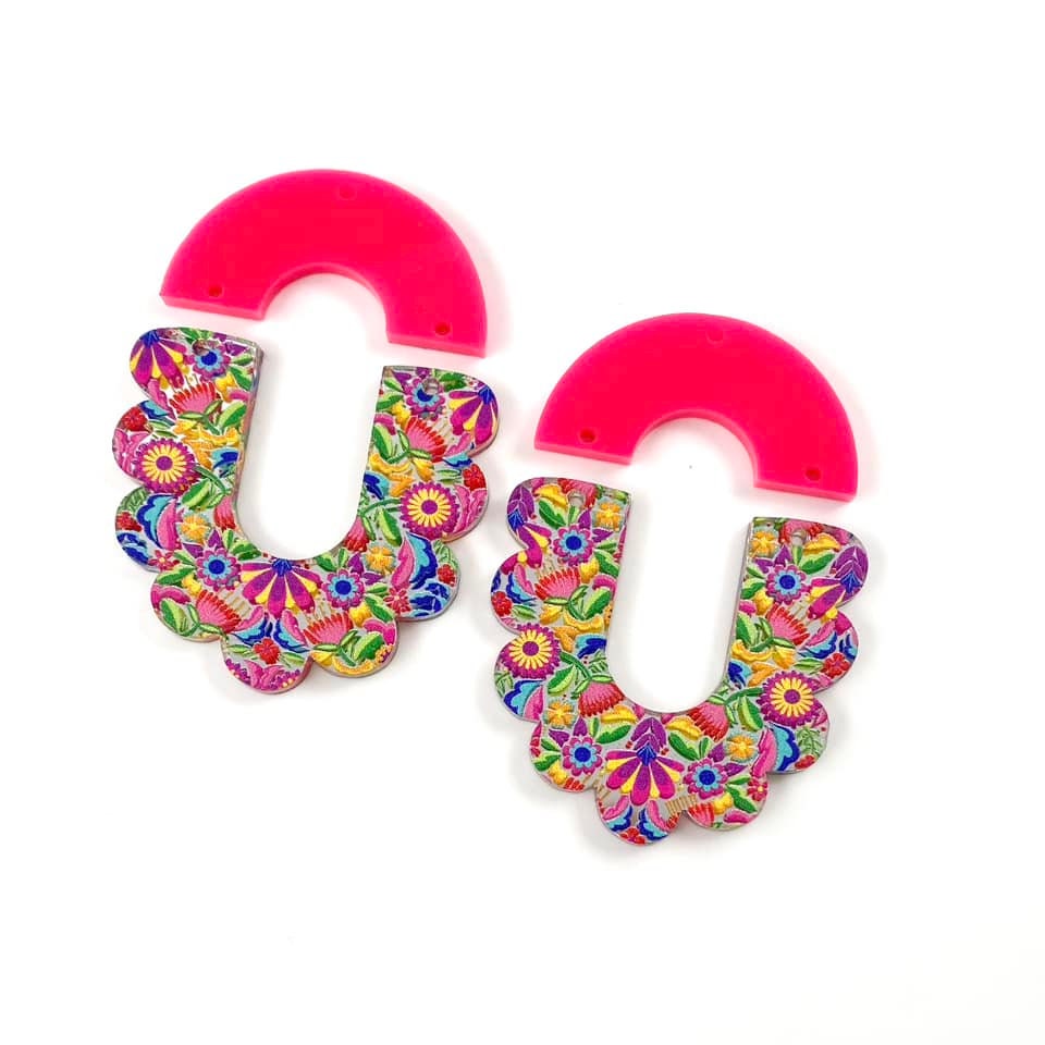 Orecchini Da Donna Cinco De Mayo A Tema Messicano - Cactus E Sombrero Colorati, Leggeri E Divertenti Per Feste