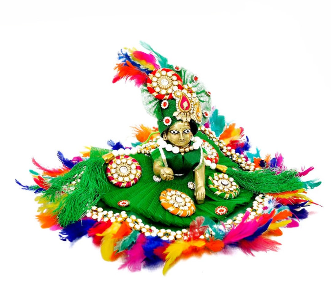 Laddu Gopal Dress Specially Design for Indian Deity Gods. This Beautiful  Handmade Laddu Gopal Dress/ Made in Vrindavan Handmade Dress - Etsy