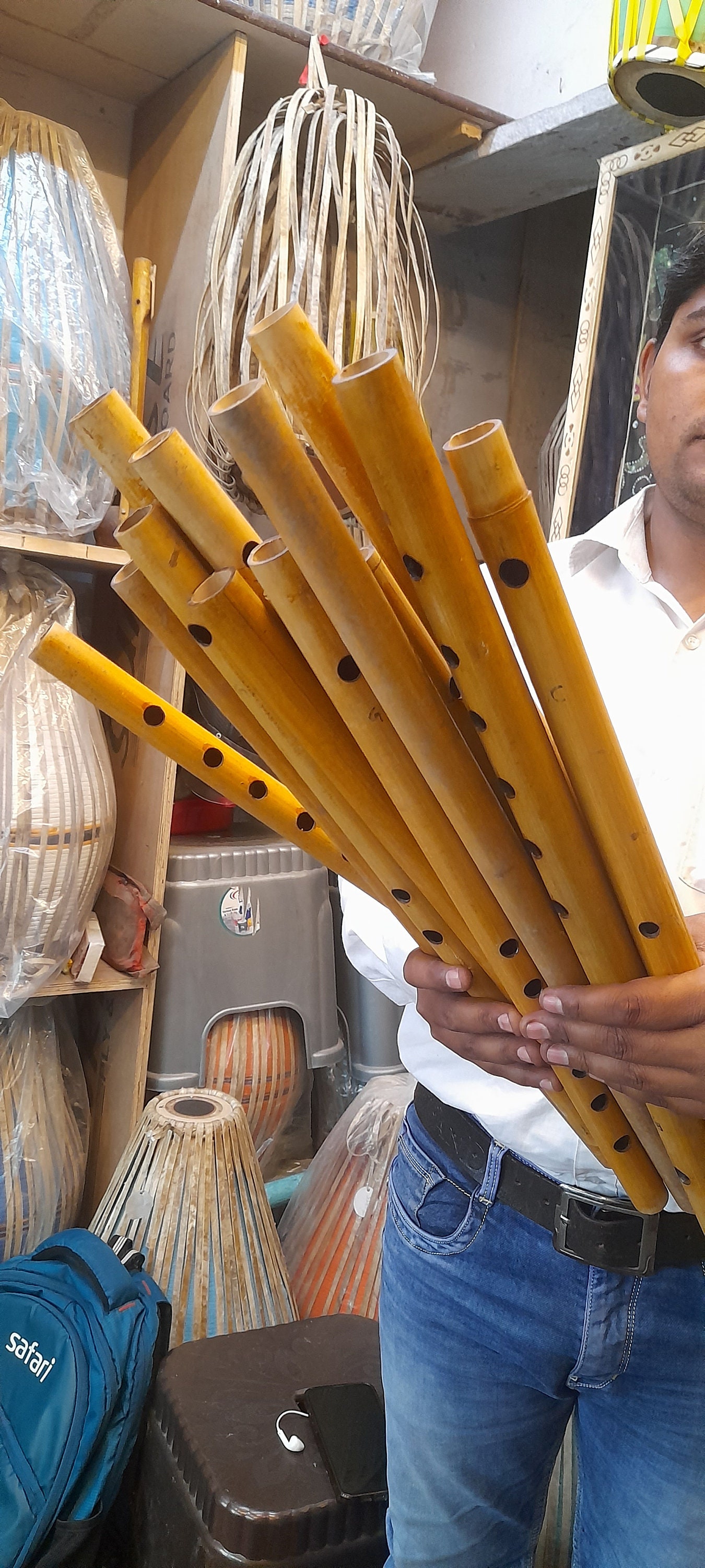 17inch/43cm Shri Krishna Basure,scale Special Tuning Indian Bamboo ...