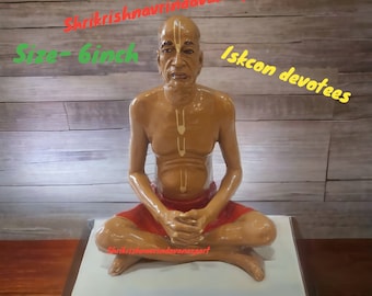 6inch/16cm Bhaktivedant Swami, Prabhupada statue Realistic Srila iskcon Deity For Home Altar/hindu art/gift/Gurudev Prabhupada Resin Statue