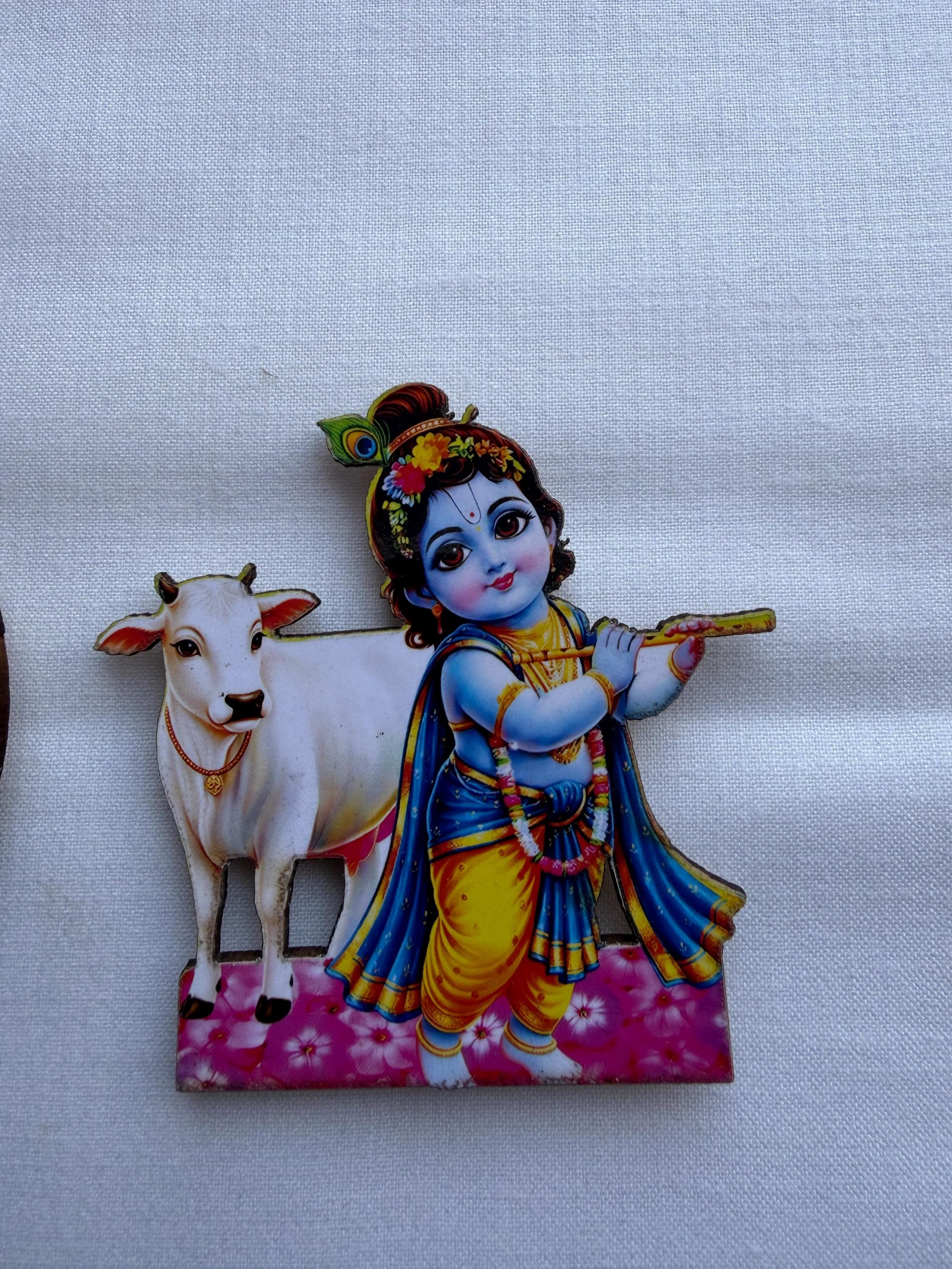 Radha Rani Stickers Radha Krishna Wooden Stickers Set,hindu Devotional Wall Decor, Radha ...