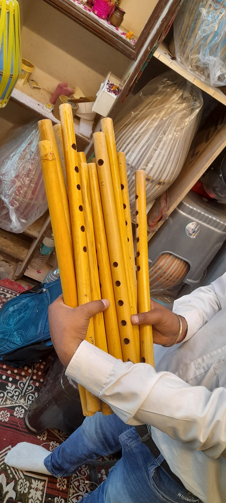 17inch/43cm Shri Krishna Basure,scale Special Tuning Indian Bamboo ...