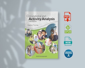Occupational and Activity Analysis Third Edition