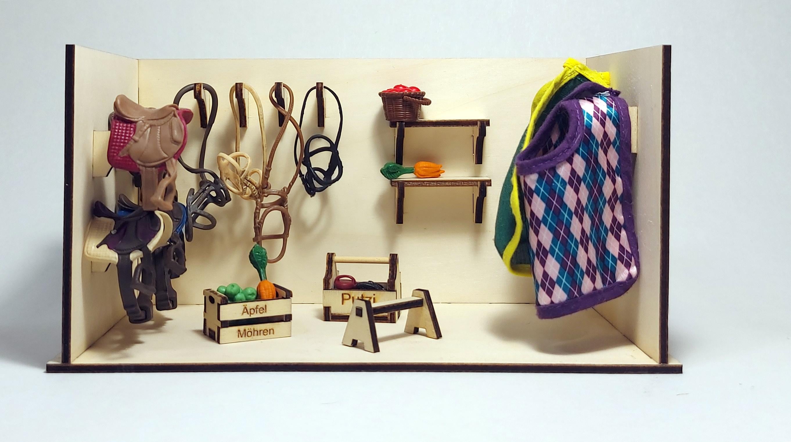 Saddle Room With Accessories Suitable for Schleich Australia