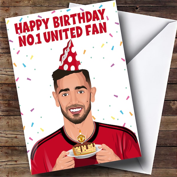 A5 Bruno Fernandes Birthday Card