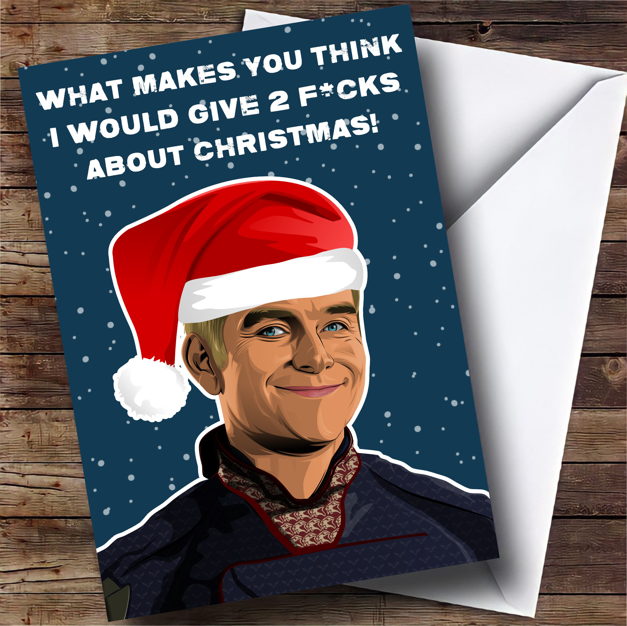 A5 Homelander Christmas Card - Etsy