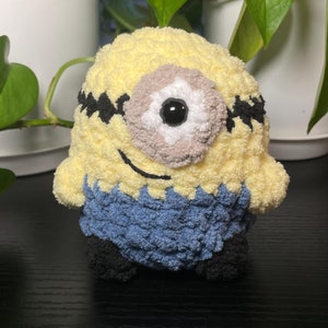 Crochet Yellow Buddy Cute Plushie / Stuffed Animal