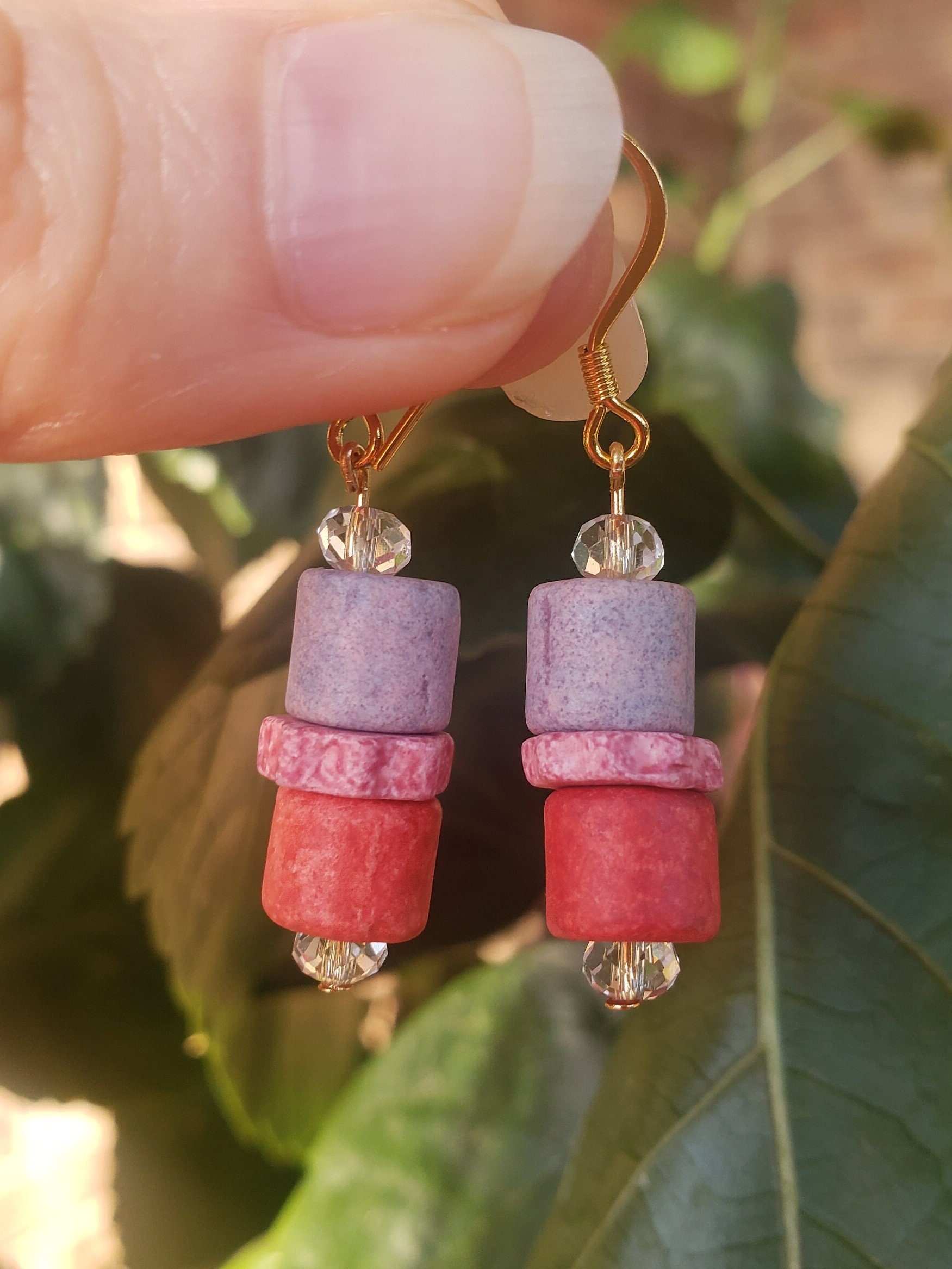 Amazon.com: Cross Earrings,Big Baroque Drop Earrings