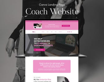 Creative Agency Website Templates For Business Website Template Digital Marketing Canva Sales Page