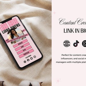 Szablon linku w biografii: Sklep Stan, alternatywa dla Linktree, strona docelowa Canva