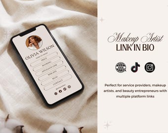 Link In Bio: Canva Landing Page, Stan Store Dupe, Linktree, Instagram Bio Template