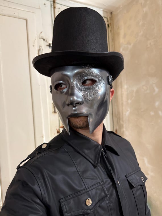 Ghost Nameless Ghoul Mask – Skeletá Edition (Custom Metallic Finish) - Inspired Mask