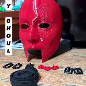 Masque Ghost Nameless Ghoul - Édition Skeletá (finition métallique personnalisée) - Masque inspiré image 6