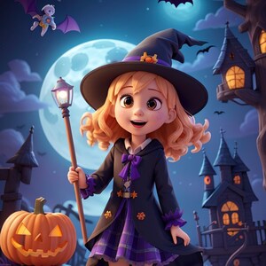 Scary Halloween coloring book for creative children