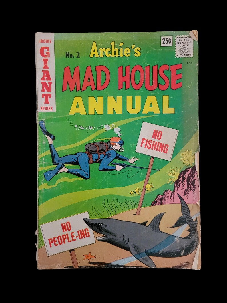 Vintage “archie GIANT Series; Mad House Annual” No. 2 - Etsy