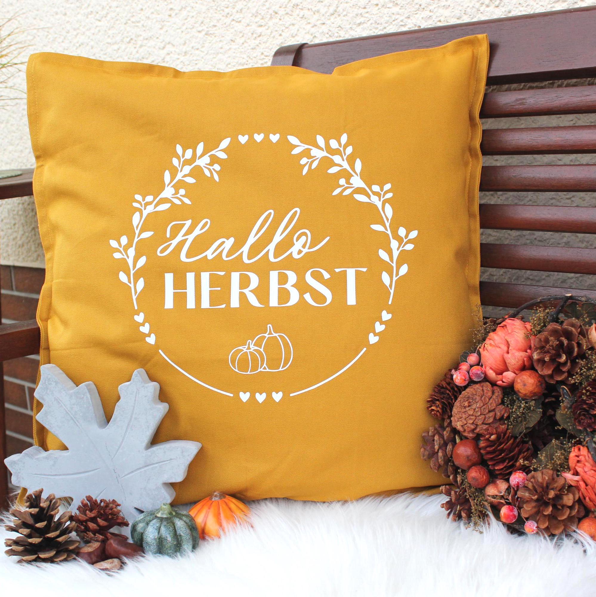 Herbstliche kissenbezüge