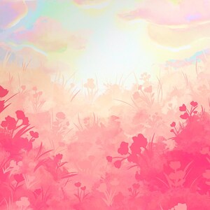 Wall Art - Print of Colorful Flower Fields