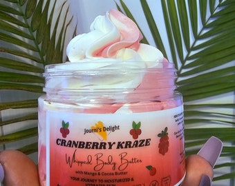 Cranberry Kraze - Whipped Body Butter - Mango And Cocoa Butter