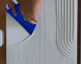 DIY Textured Art Kit | Wall Déco | Textured Art Gift Set | Plaster Art Set | Wall Art |