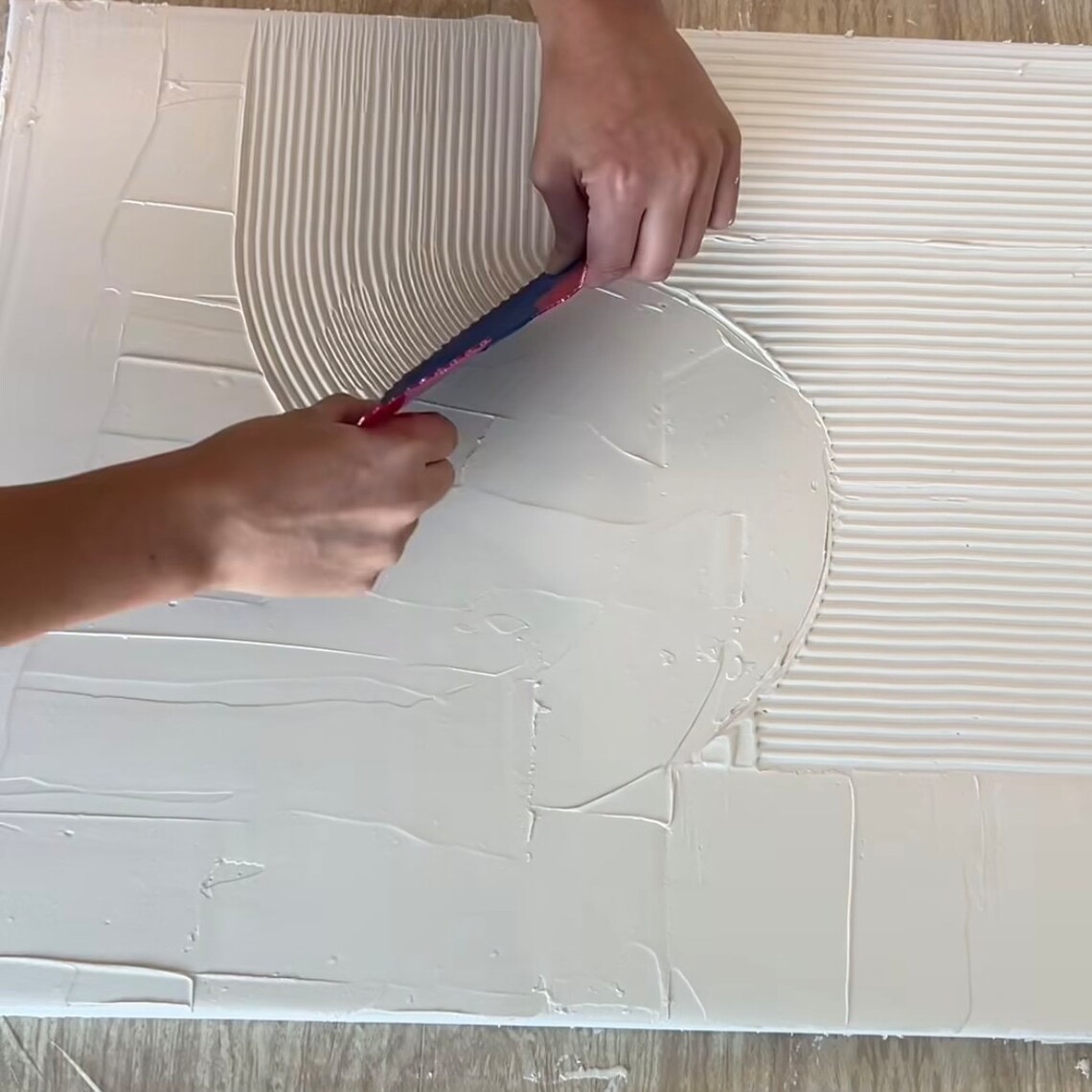 DIY Textured Canvas Toolkit DIY Plaster Art Set Creative - Etsy