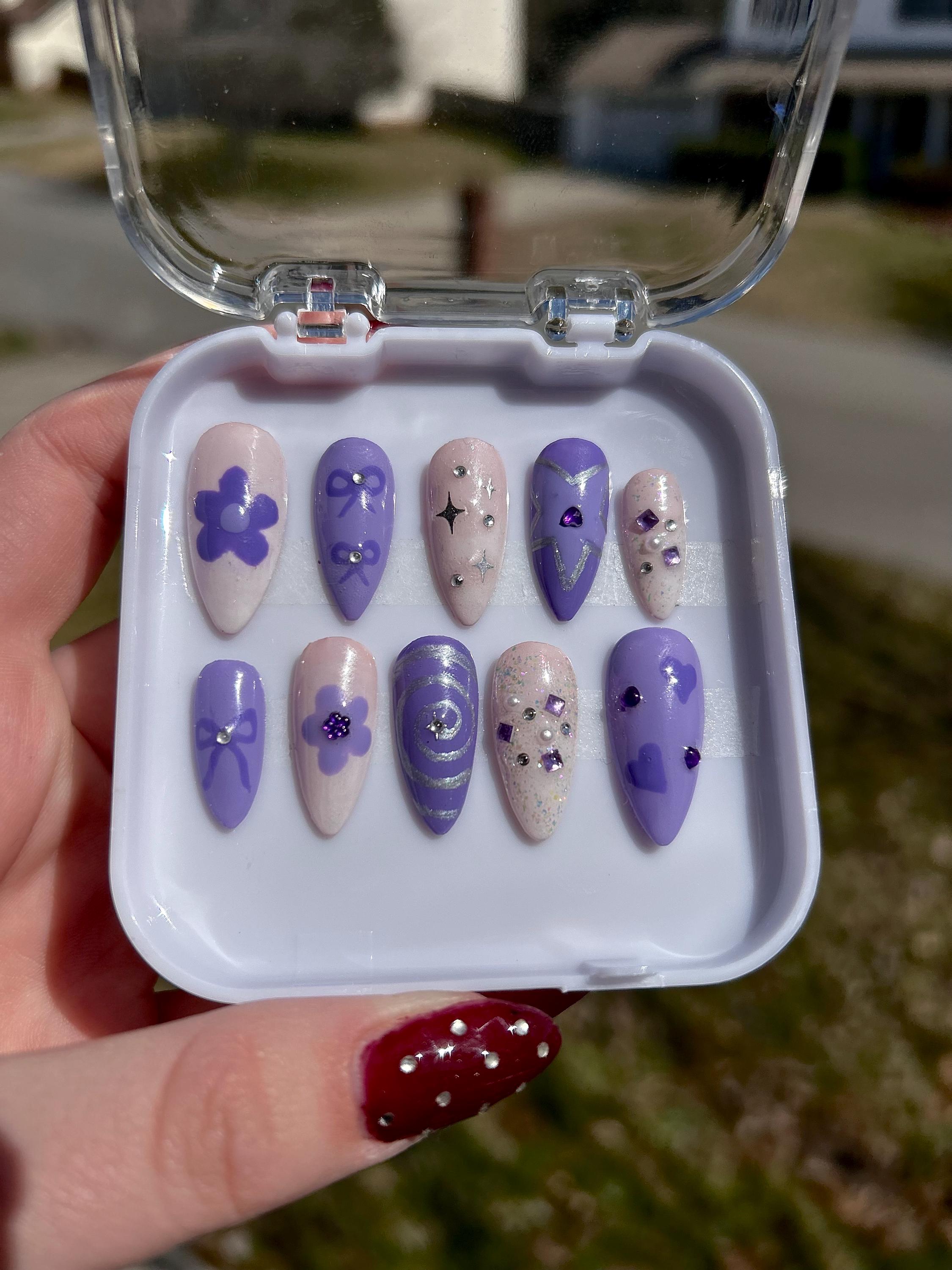 Random Custom Nails Custom Nails! - Etsy