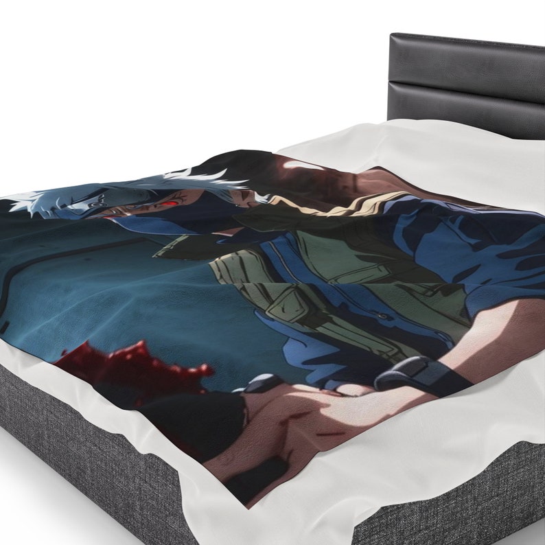 Kakashi Hatake Blanket Velveteen Plush Blanket Anime Blankets Anime