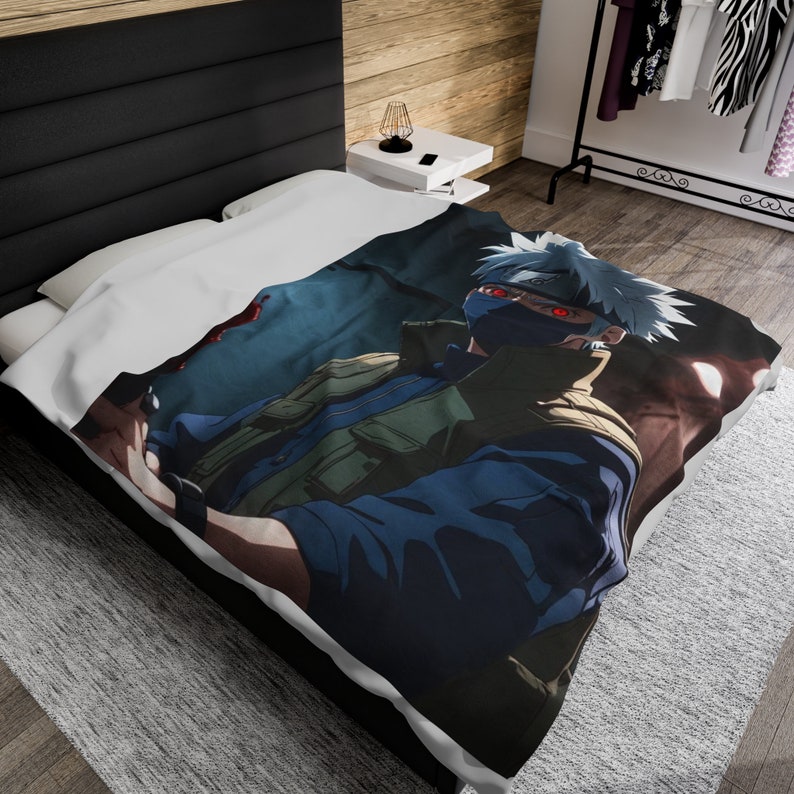 Kakashi Hatake Blanket Velveteen Plush Blanket Anime Blankets Anime