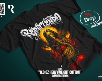 Koszulka typu T-shirt w stylu streetwear, gruba bawełna, rozmiar premium