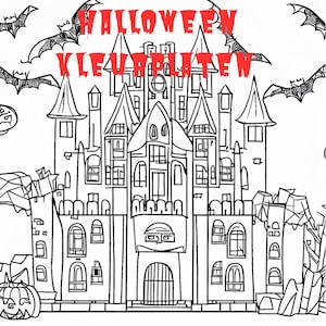 Halloween coloring pages for children