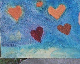 Original Acrylbild auf Leinwand
