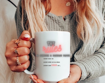 15oz The rules coffee mug I'll be right back coffee mug scream rules mug