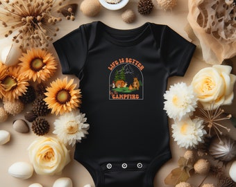 Camping shirt for baby cute camping shirt outdoor baby shirt