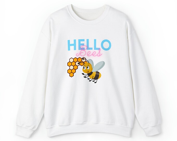 Bee sweatshirt hello Bees teacher sweatshirt preschool sweatshirt animal themed
