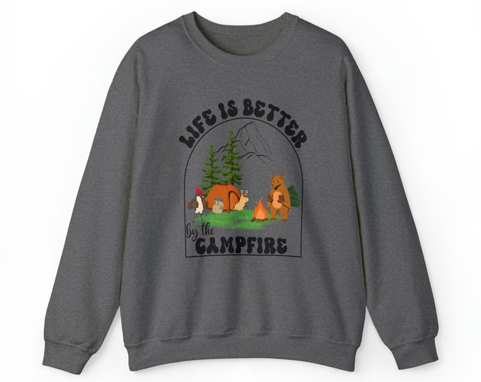 Camping sweatshirt outdoors sweatshirt friends sweatshirt never lost