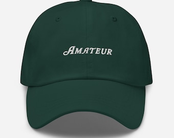 Amateur Augusta Inspired Golf Hat - Golfing Baseball Cap