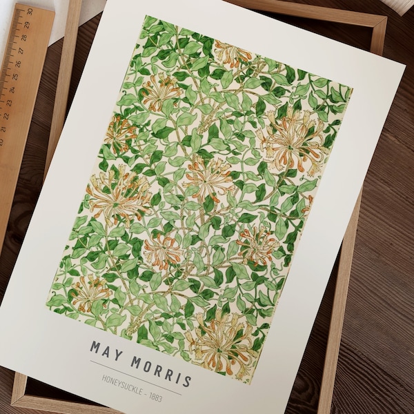 May Morris No.1 -  Printable Art - Hygge Wall Art - Minimalist and Exclusive Design