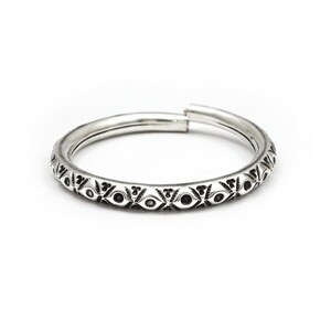 Silver Bangle ,925 Sterling Silver Handmade Plain Shiny Silver Bangle ,925 Sterling Silver Handmade Plain Shiny