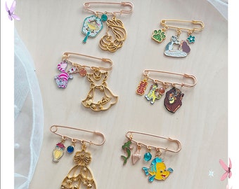 Broche / bijoux / Disney / épingle / accessoire de mode / accessoire pour veste