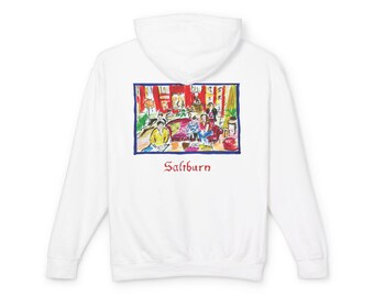 Saltburn Inspired Hoodie / White Comfort Colors / Catton Family Portrait