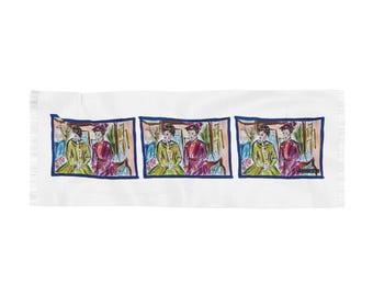 The Gilded Age Pashmina Scarf /The Scotts/ Peggy & Dorothy/ Gilded on the Go