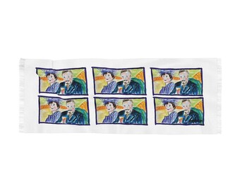 The Gilded Age Pashmina Scarf /Samuel Ward McAllister's Carriage Ride/ Gilded on the Go