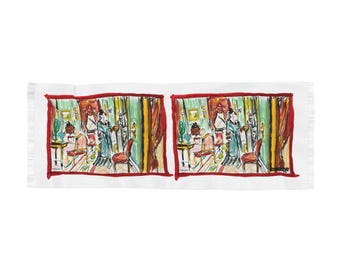 The Gilded Age Pashmina Scarf /The Russells Drawing Room/ Gilded on the Go
