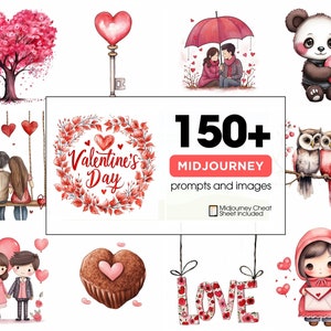Más de 150 ideas y ejemplos de motivos de acuarela para San Valentín / Ideas para el viaje / Ideas para camisetas de San Valentín / Tarjetas / Mensajes de amor